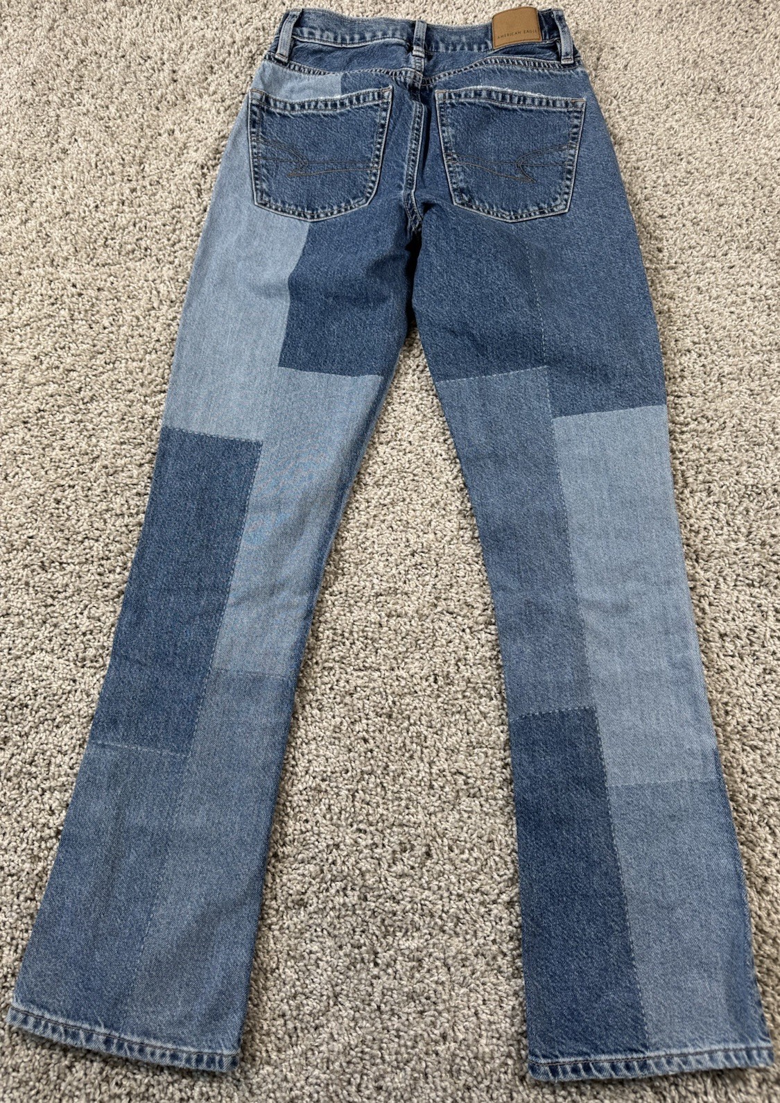 American Eagle 90s Bootcut Patchwork Jeans Denim … - image 7