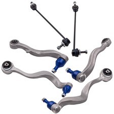 6X Front Lower Suspension Wishbone Control Arms Set For BMW 5 Series E60 M Sport