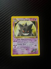 Pokémon TCG Sabrina's Gengar Gym Challenge 29/132 Non-Holo Rare NM