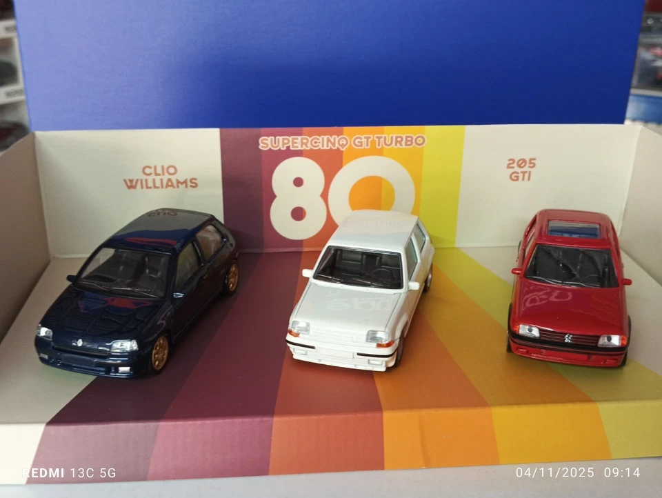 Set Cofanetto Auto 1:43 Renault  Peugeot Youngtimers Norev - Immagine 2 di 4