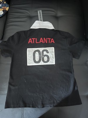 Mowalola ATL Polo / Black / Size L | eBay