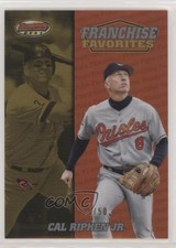 2020 Bowman's Best Franchise Favorites Gold Refractor /50 Cal Ripken Jr HOF 7xr