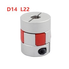 1/2PCS New 3/4/5mm CNC Flexible Plum Coupling Shaft Coupler Connect D14 L22
