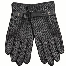 Mens Genuine Nappa Leather Classic Lined Gloves On Sale M025