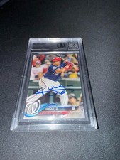 2018 Topps Chrome Update Juan Soto RC IP Auto Rookie Autograph