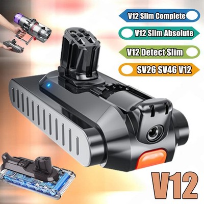 For Dyson V12 Detect Slim Vacuum Cleaner Absolute SV46 V12 Absolute Battery 9ah