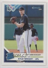 2019 Panini Donruss Rated Rookie 150th Anniversary 94/150 Kyle Wright #44 v6p