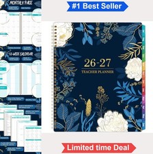 Teacher Planner 2026-2027 Lesson Planner 8.5 x 11 Inches Weekly Monthly
