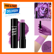 Light Purple Face Paint Stick, Cream Lavender Periwinkle Eye Black, Waterproof