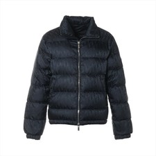 Piumino Dior Oblique Nylon x PVC 44 Uomo Blu Navy 943C449A4462