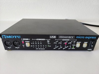 MOTU Micro Express 4x6 USB MIDI Interface With SMPTE | eBay