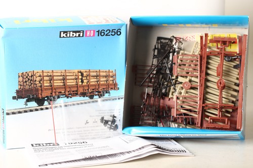 Kibri H0 16256  Bausatz  Rungenwagen mit Holzladung  in OVP (355683) | Condition: Gebraucht