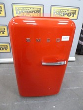Smeg Fridge Red FAB10LRD5 50'S Style With Icebox Graded (CH-3074)