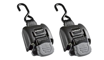 BoatBuckle Heavy Duty Ratchet Transom Tie- Downs Pair