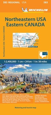 Michelin USA: Northeast, Canada: East Map 583 (Maps/Regional (Michelin))