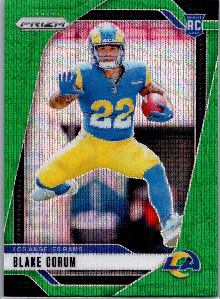 2024 Panini Prizm #308 Blake Corum Green Wave