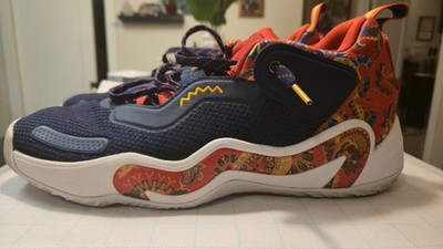 Adidas Basketball Sneakers Mens Size 13 D.O.N Issue #3 Bel-Air Navy Red 