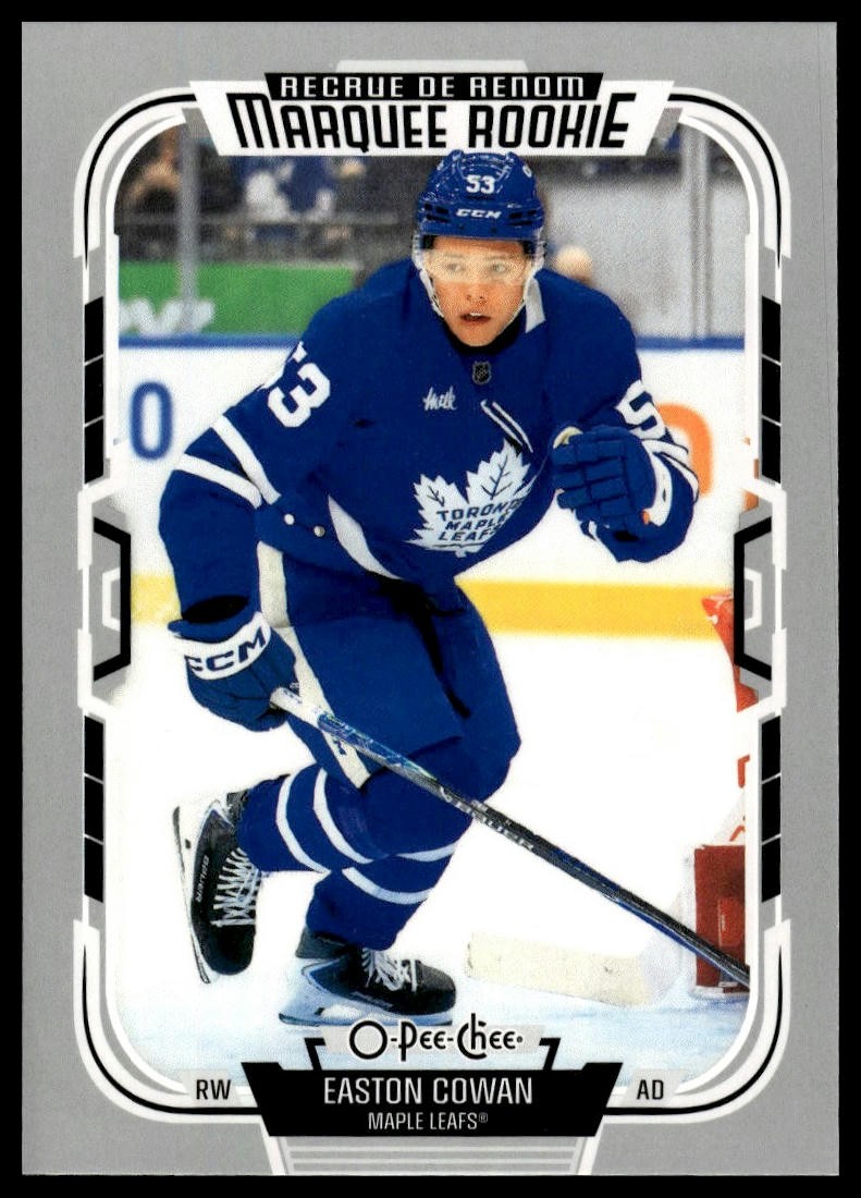 2025-26 O-Pee-Chee #590 Easton Cowan Rookie RC