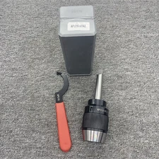 Morse Taper 2 MT2 Integral Shank Steel 1/32" - 5/8" Keyless Drill Chuck&Spanner