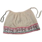 Vintage Embroidered Apron Cretan Greek Mythical Griffin Design Folk Art(i)