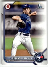 2022 Bowman Draft #BD-21 Brandon Barriera 1st Toronto Blue Jays Baseball