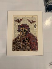 Emek Dead Dictionary Print Grateful Dead Chicago 2015 Art Print Limited Edition