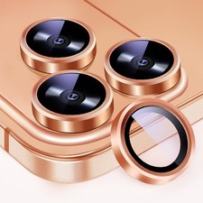 KEKBOXQ 2 Pack Camera Lens Protector for iPhone 17 Pro Max Orange- 17