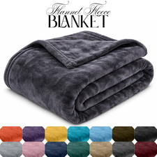 Copriletto Extra Large in Pile Super Morbido Reversibile Letto Copridivano King Doubl