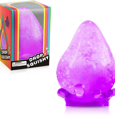 Water Drop Squishy Toy Heavy Malt Sugar Squeeze Ball Sensory Fidget For Anxiety