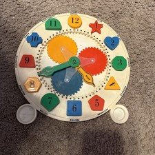 Vintage Gear Clock Learning Toy