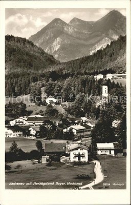 Jachenau Bad Toelz-Wolfratshausen Bayern Ortsansicht mit Kirche Herzogstand Bay