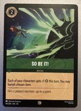 So Be It! 94/204 Whispers in the Well Disney Lorcana