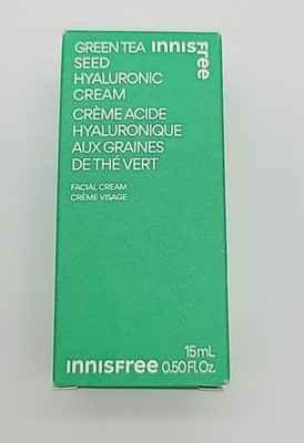 Innisfree Green Tea Seed Hyaluronic Cream Exp 7/2027 0.5oz BNIB Fresh & Sealed