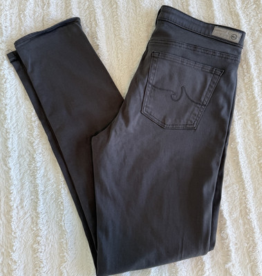 Adriano Goldschmied The Prima Mid Rise Cigarette Pants Size 29 R Gray Stretch