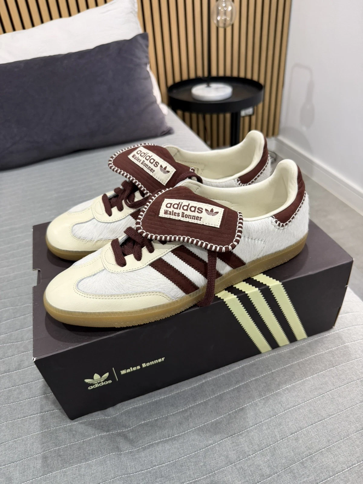 Wales Bonner x adidas Samba - Pony Cream White - US12