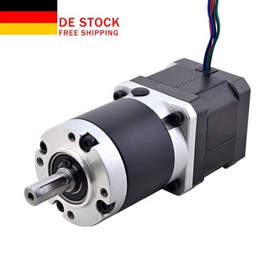 Nema17 Schrittmotor w/Planetengetriebe Getriebemotor Ratio 5:1-100:1 Φ8mm CNC