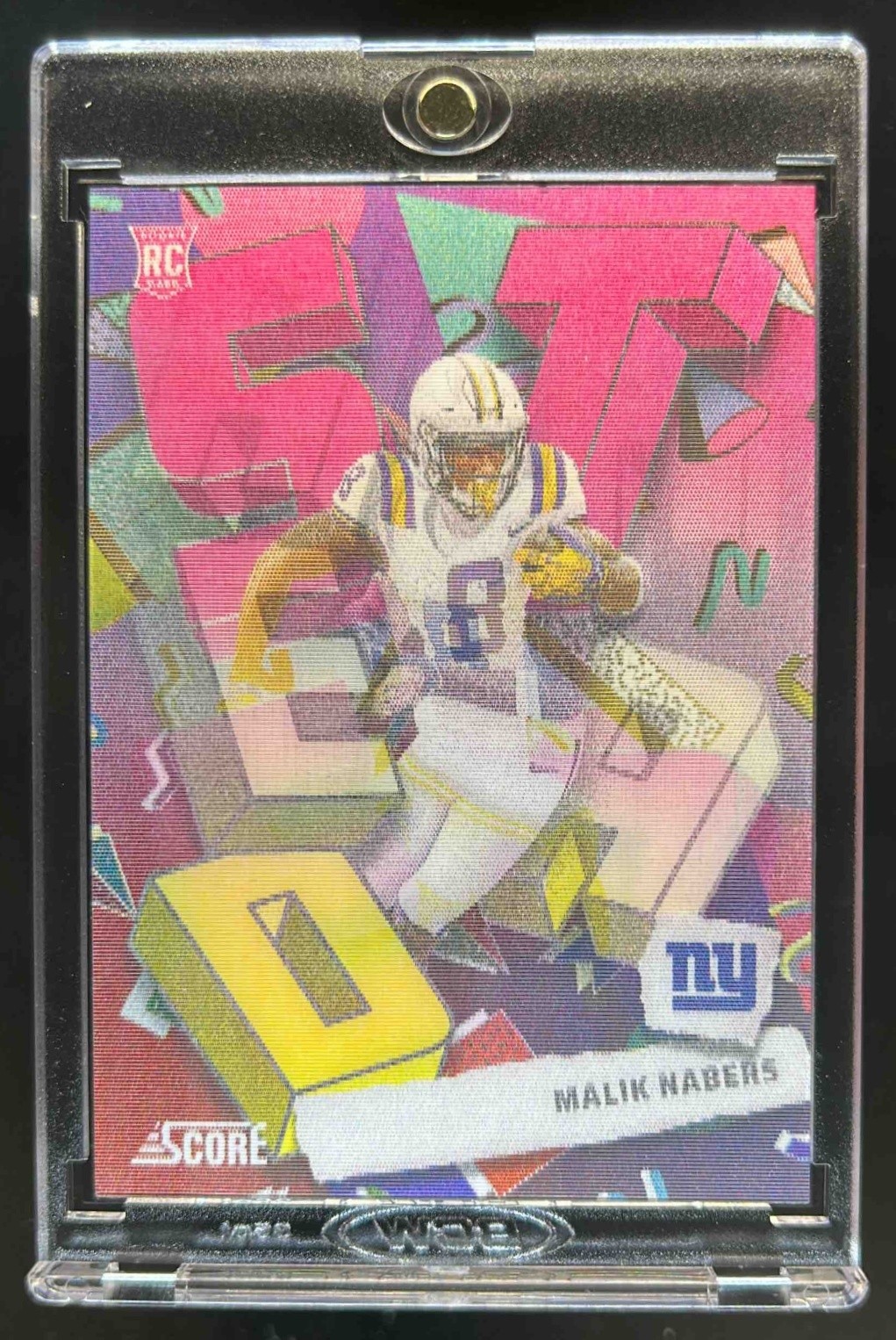 2024 Panini Score Malik Nabers Step Ahead Rookie RC #SA-MNS Giants