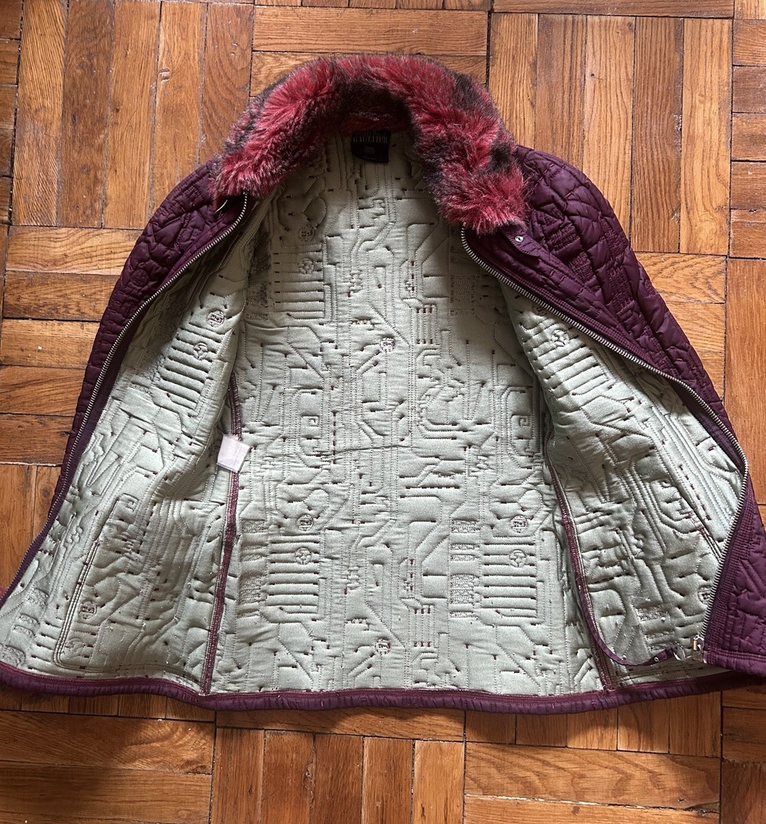 Jean Paul GAULTIER フラワー柄フード付き ジャケット s-l1200.jpg