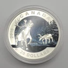 2016 Canada $20 1oz .9999 Silver Proof Coin Round Geometry in Art: Caribou