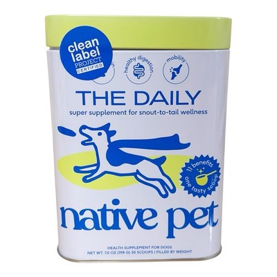 Native Pet The Daily Super Supplement for Dogs Sealed New