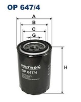 Filtron OP 647/4 Filter, Betriebs Hydraulik FüR Ford, Maserati