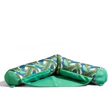 Noodle Sling No Inflation Needed Pool Seat with Armrests, Tropical Palm Green