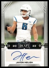 2022 Leaf Draft #BA-JH1 Jaivon Heiligh Autographs