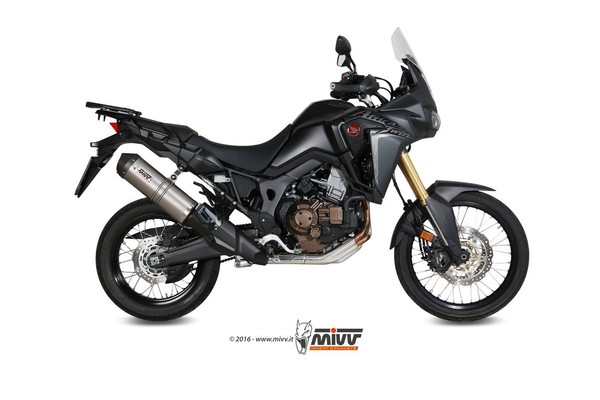 Auspuff Endtopf Mivv Oval Honda CRF 1000 L Africa Twin 2016 - 2019-image