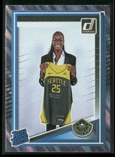2025 Panini Donruss WNBA | Dominique Malonga Rated Rookie Silver Lava Holo #89