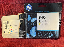 Genuine HP 940 Black  Yellow Printhead C4900A Date on Box 2014