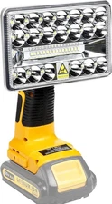 18W 2000LM Cordless LED Work Light for Dewalt 20V Li-Ion Battery DCB206 DCB205