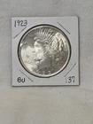 1923- PEACE SILVER DOLLAR- HIGH GRADE- NICE COIN-NR AUCTION- # 137