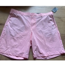 Image of Callaway Mens Golf Shorts size 40 Pink Opti-Dri Stretch flat front golf active