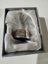 My First Curl Silver Keepsake dome keepsake silver in color